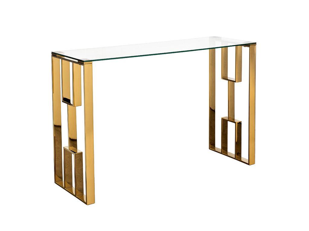 Garda Décor: консоль(золото, стекло)