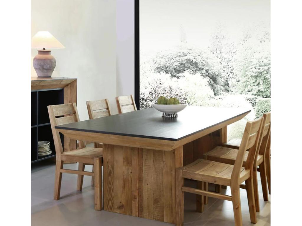 Mobilier de Maison: стол обеденный(дуб, черный)