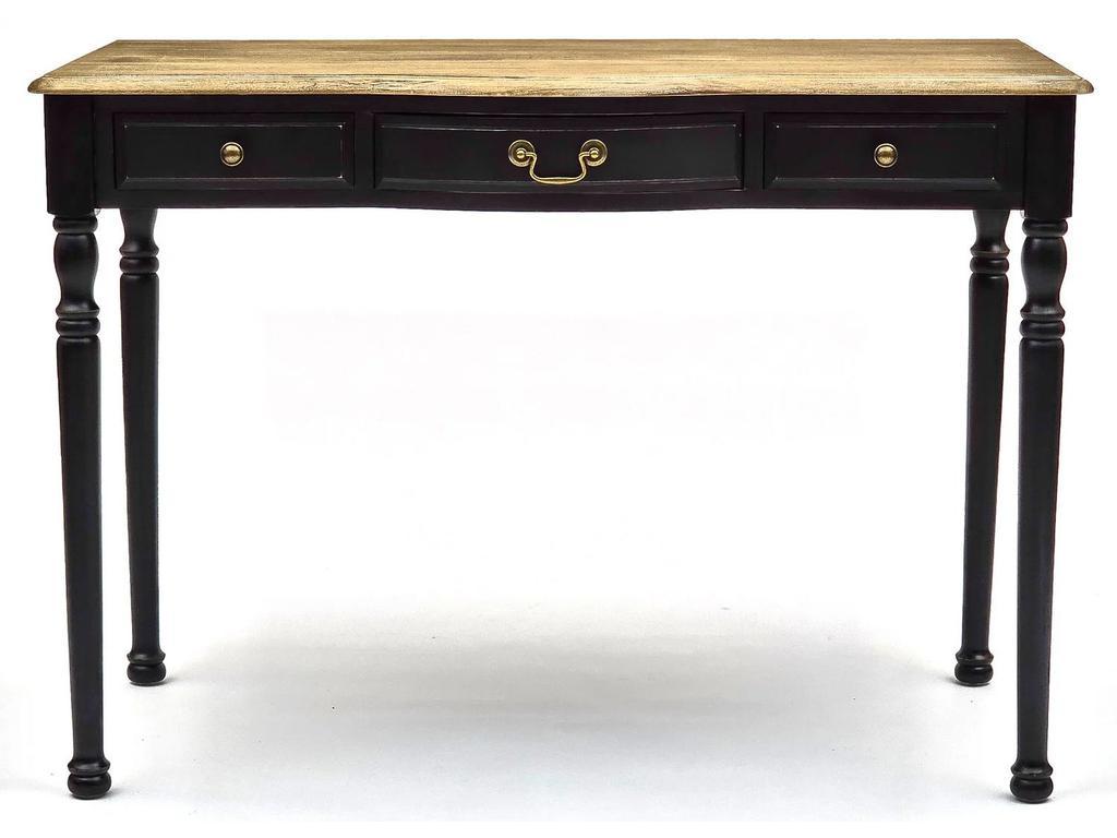 Mobilier de Maison: стол письменный(черный со старением)
