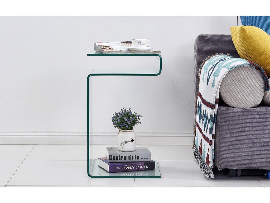 Euro Style Furniture: стол журнальный(прозрачное стекло)