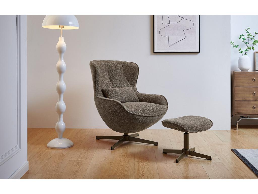 Euro Style Furniture: кресло вращающееся(бежевый)
