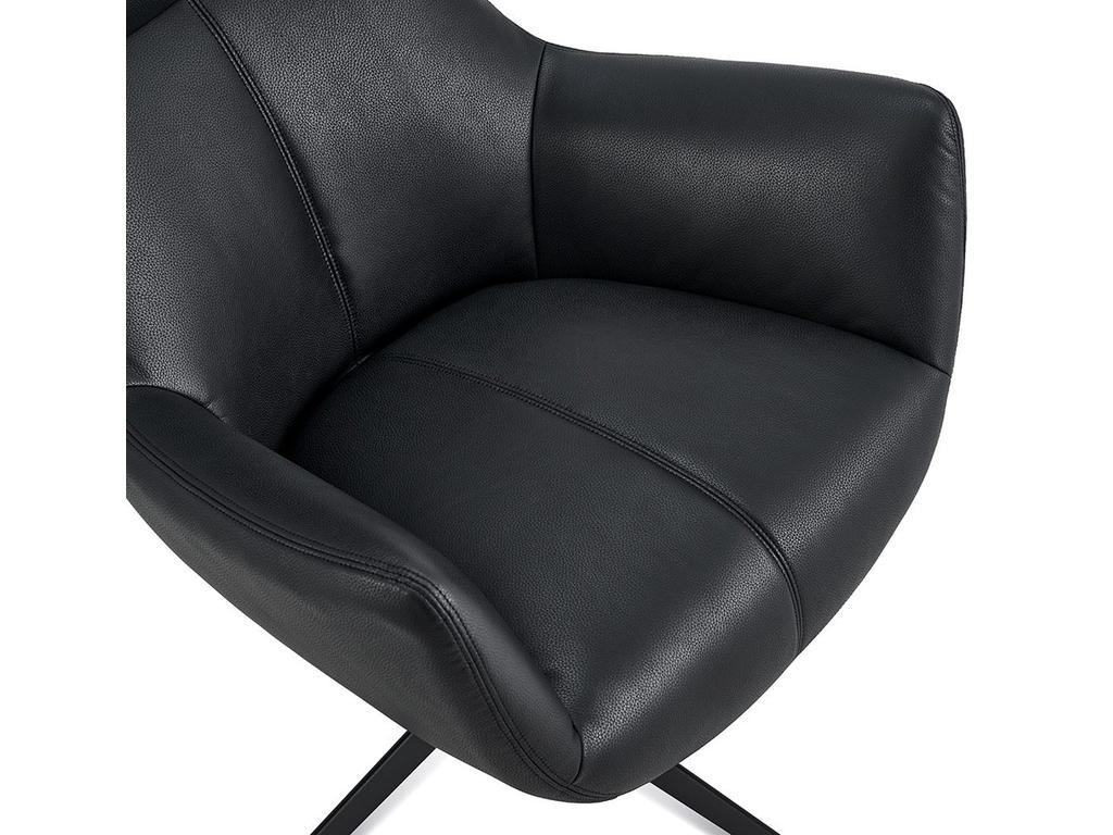 Euro Style Furniture: кресло вращающееся(черный)