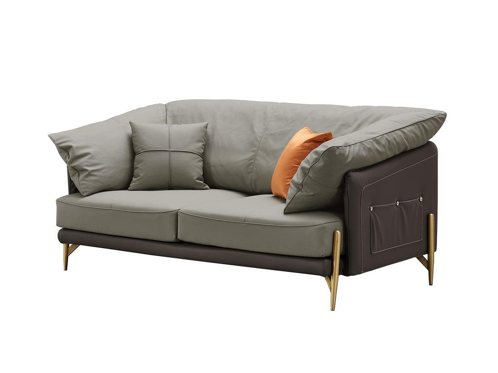 Euro Style Furniture: диван 2 местный(серый)