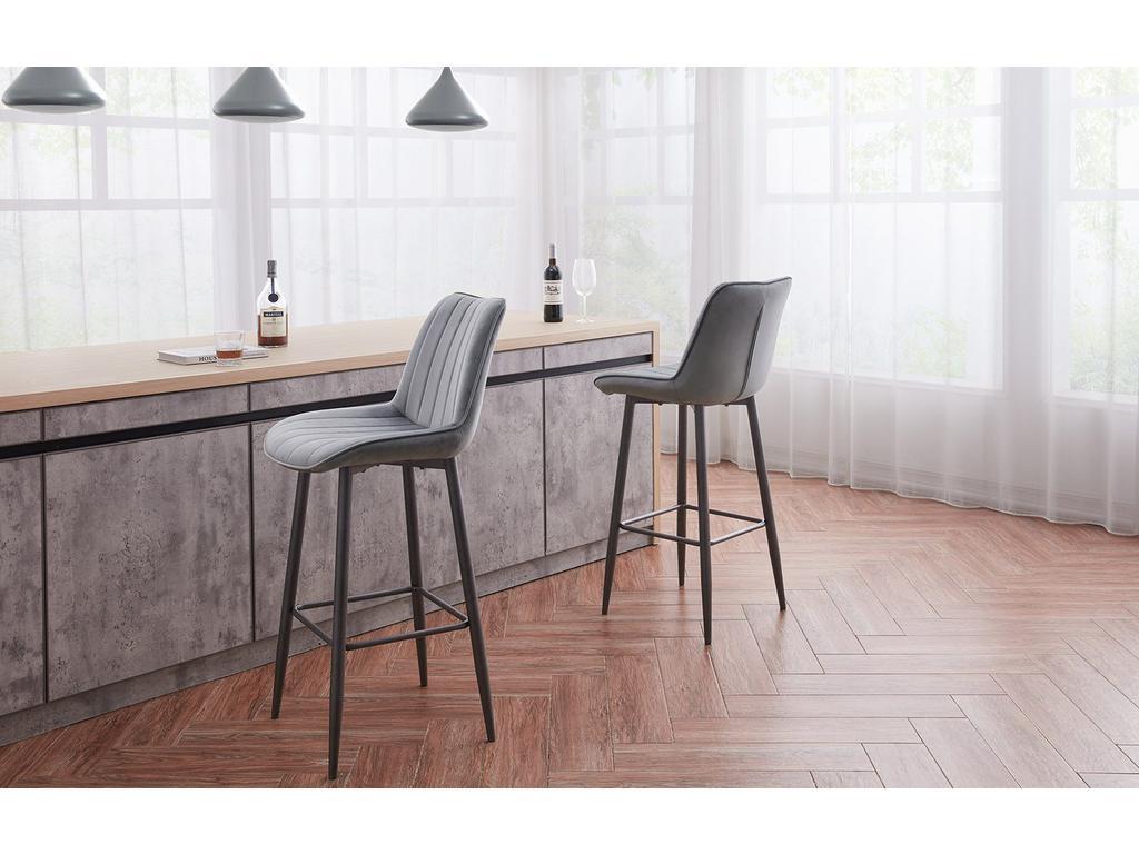 Euro Style Furniture: стул барный(серый)