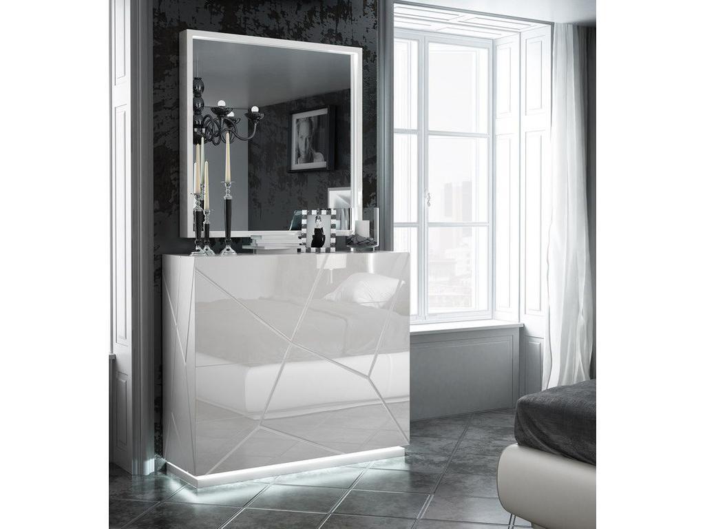 Euro Style Furniture: зеркало(белый)