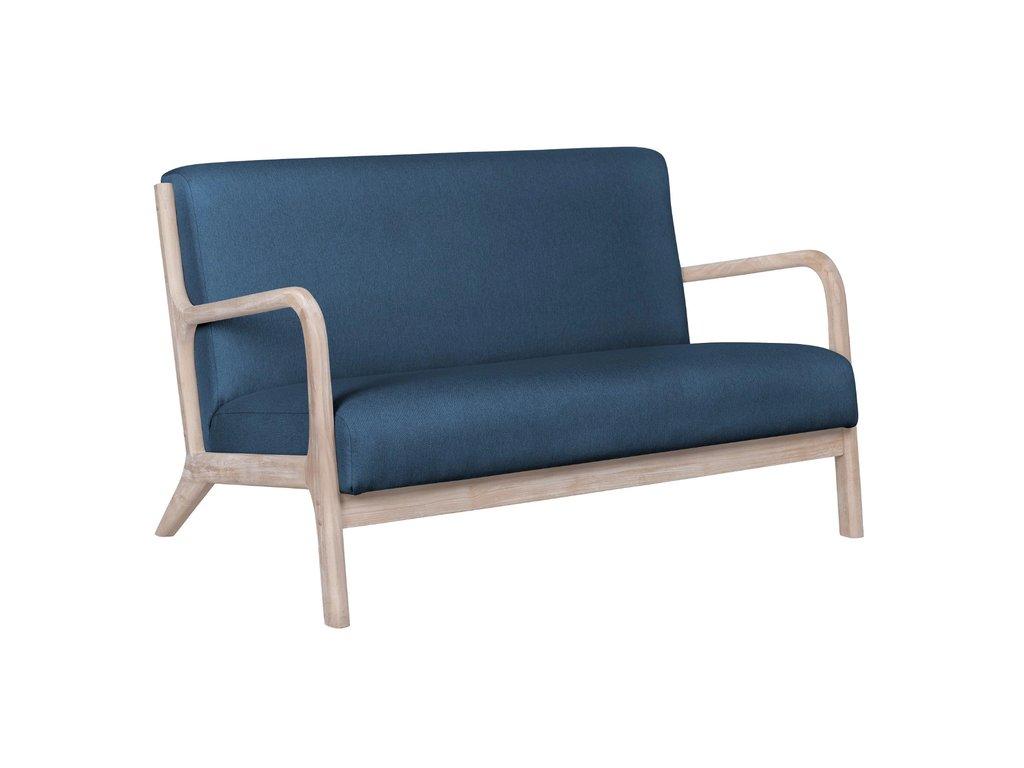 Interior: диван 2 местный(синий)