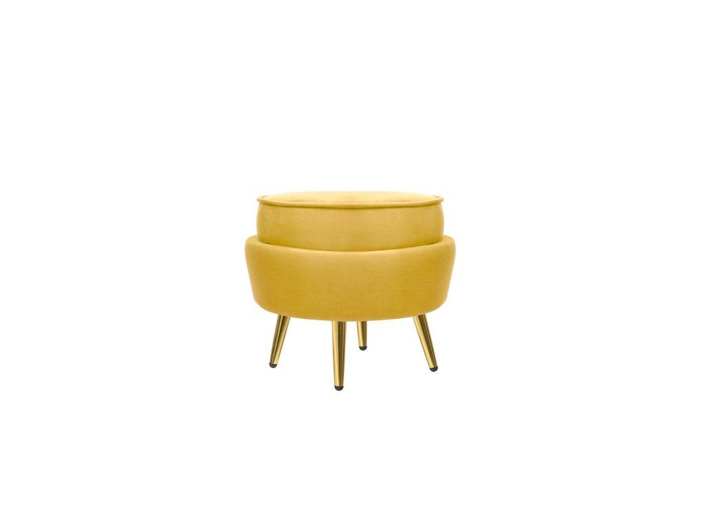 Interior: пуф(желтый)
