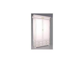 Arco Decor: шкаф 2-х дверный(белый, коричневая патина)