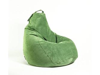 Бескаркасная мебель: кресло-мешок(зеленый)