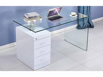 Euro Style Furniture: стол письменный(стекло, белый)