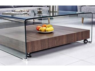Euro Style Furniture: стол журнальный(стекло, коричневый)