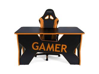 Generic Comfort: стол компьютерный(черный, оранжевый)