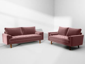 Bradex: диван 3 местный(пепельно-розовый)