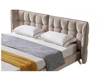 Euro Style Furniture: кровать двуспальная(бежевый)