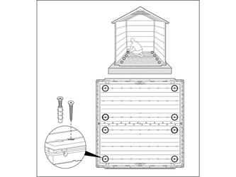 Rattan: сарай хозяйственный(коричневый)