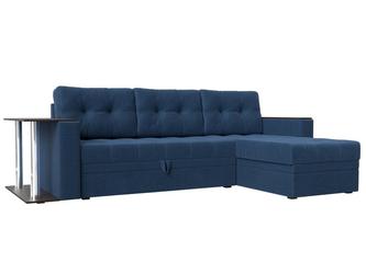 Лига диванов: диван угловой(синий)