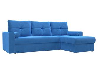 Лига диванов: диван угловой(голубой)