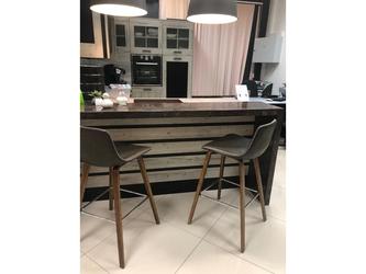 Euro Style Furniture: стул полубарный(коричневый)