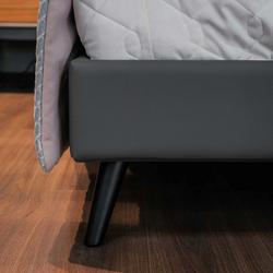 Mod Interiors: кровать двуспальная(черный, серый)