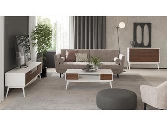 Mod Interiors: стол журнальный(орех, белый)