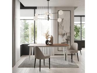 Mod Interiors: стол обеденный(орех, белый)
