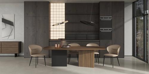 Mod Interiors: стол обеденный(орех, черный)