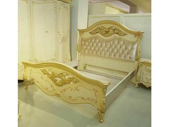 FURNITURE CO: кровать двуспальная(слоновая кость)
