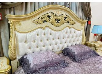FURNITURE CO: кровать двуспальная(слоновая кость)
