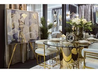 Garda D&eacute;cor: стол обеденный(золото)