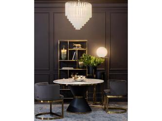 Garda Décor: стол обеденный(белый, черный)