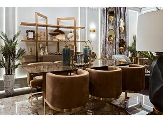 Garda Décor: полукресло(коричневый)
