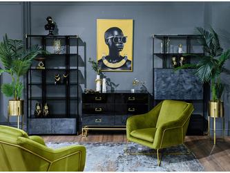 Garda Décor: комод(черный)