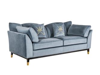 Garda D&eacute;cor: диван 3 местный(голубой)
