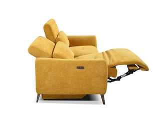 Euro Style Furniture: диван-реклайнер(желтый)