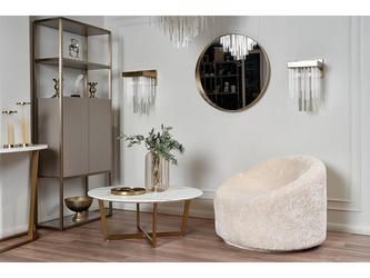 Garda Décor: стол журнальный(белый, золото)