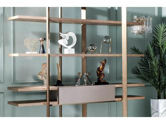 Garda Décor: стеллаж(бежевый, золото)