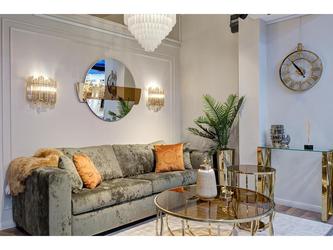 Garda Décor: консоль(золото, стекло)