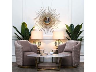 Garda Décor: стол журнальный(белый мрамор, золото)