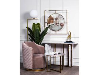 Garda Décor: консоль(белый мрамор, золото)