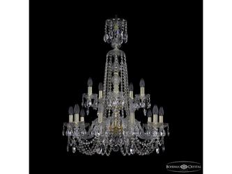 люстра хрустальная Bohemia Ivele Crystal 1402/10+5/240/XL-90/2d G 