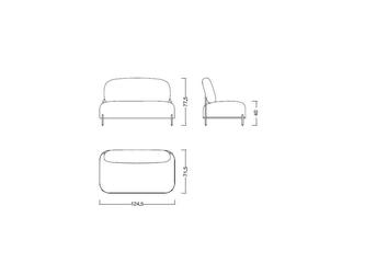 Euro Style Furniture: диван 2-х местный(серый)